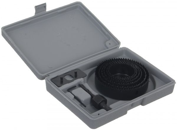 Набор пил кольцевых Expert 9 предметов (d 51, 57, 67, 76, 88, 102 мм) 51, 57, 67, 76, 89, 102 мм