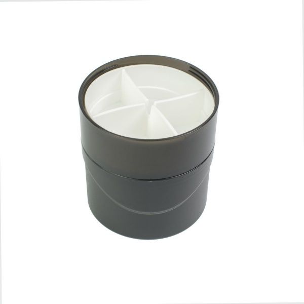 Шейкер багатосекційний 600 мл black GymBeam