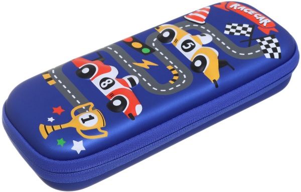 Пенал каркасный Перегоны синий