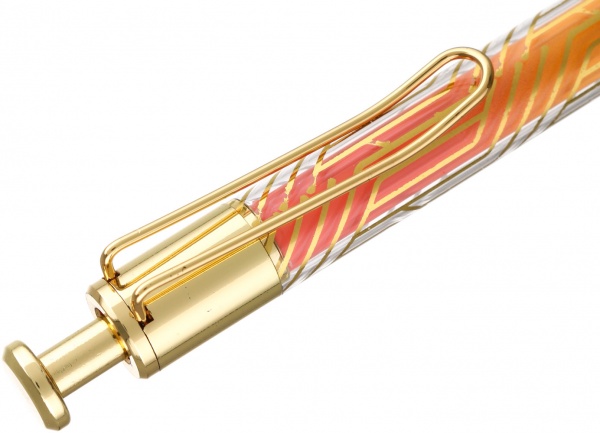 Ручка кулькова автоматична Gradient orange 