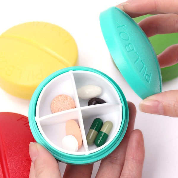 Таблетниця MVM на 4 відділення PC-15 COLOR