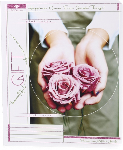 Зошит шкільний уф-лак 48 аркушів у лінійку в асортименті Мрії збуваються