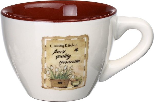 Чашка с блюдцем LY314 Flowerpot 250 мл Bella Vita