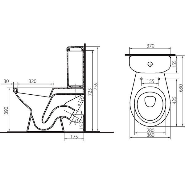Унитаз-компакт Colombo Вектор Плюс