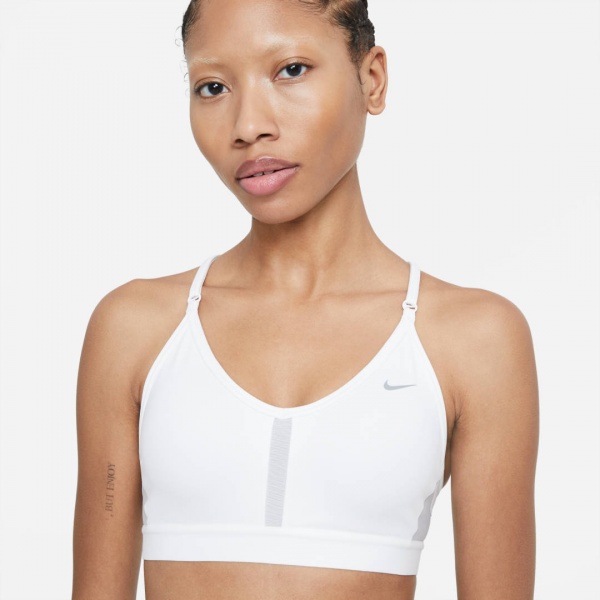 Бра Nike W NK DF INDY V-NECK BRA CZ4456-100 р.XS білий