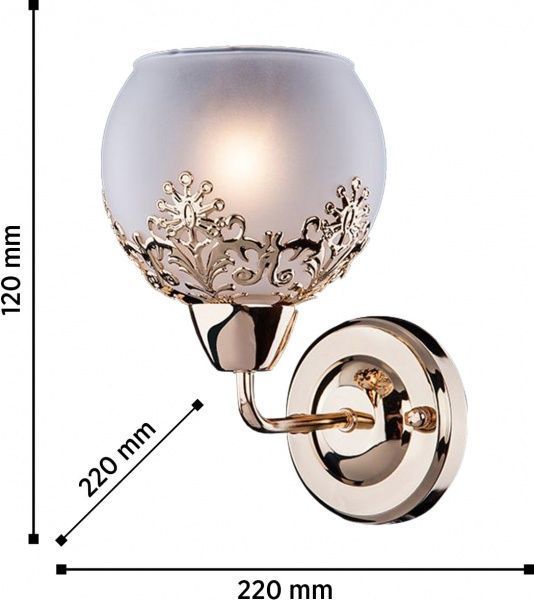 Бра Blitz 9136-11 1x40 Вт E14 золото