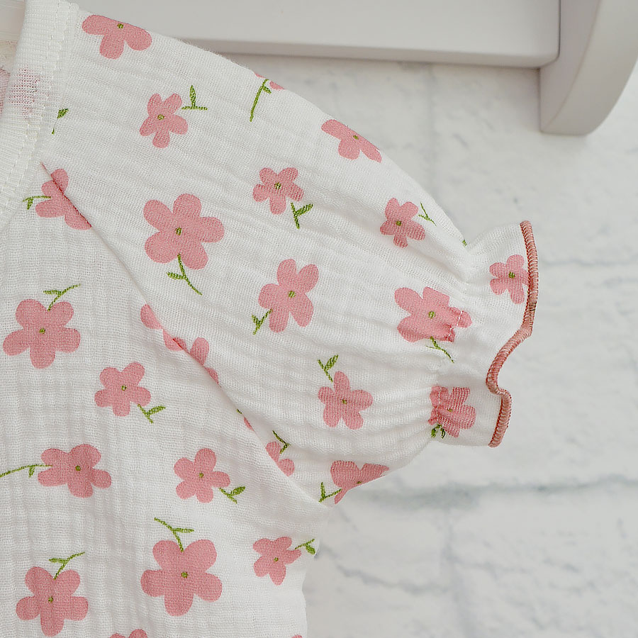 Песочник для девочки Blanka Цветы р.62-68 розовый 110795