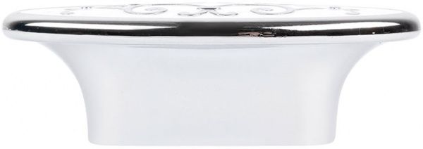 Мебельная ручка D 24134.32 44479 32 мм хром/белая эмаль Bosetti Marella