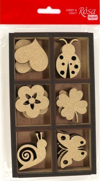 Набор заготовок Асорти 2 10,2х17,4х2,4 см 18 шт. Rosa Talent 