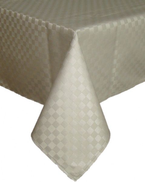 Скатерть Казбек 522-19/00 140x220 см бежевый Эдельвика 