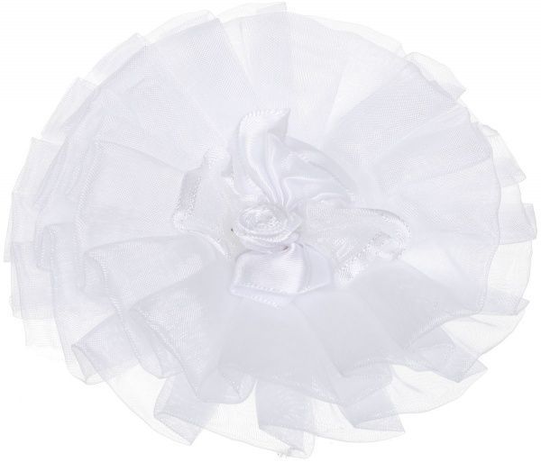 Бант Акцент класичний Р4506 10 см білий