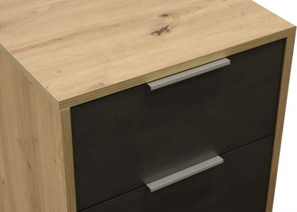 Тумба прикроватная Матера 440х354х490 мм М-ТКр 2д/м дуб артизан/матера 