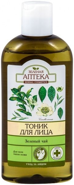 Тоник для лица Зеленая аптека Зеленый чай 200 мл