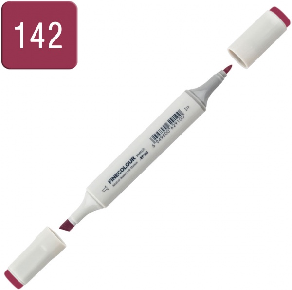 Маркер спиртовой FINECOLOUR Sketch EF100-142 темно-бордовый 