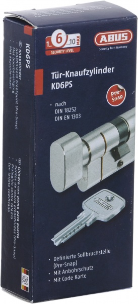 Циліндр Abus KD6PS 30x40 ключ-вороток 70 мм матова латунь