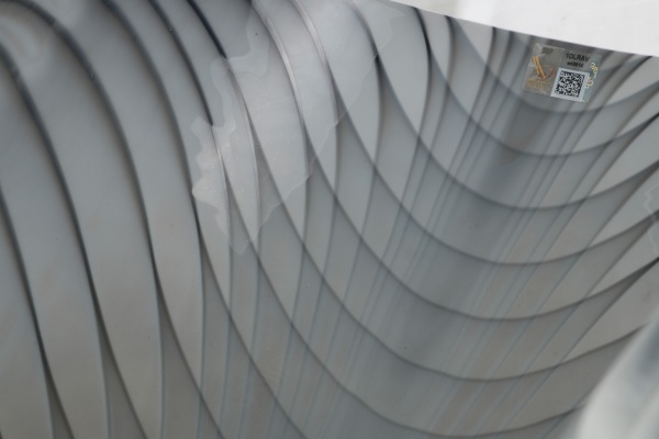 Фруктовница Yalos Murano ANDALUSIA 19 см слоновая кость с черной филигранью 