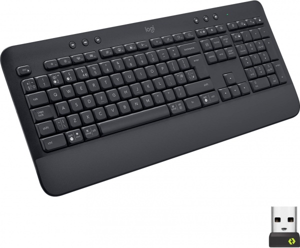 Клавіатура бездротова Logitech Signature K650 - Ua (920-010945) graphite 