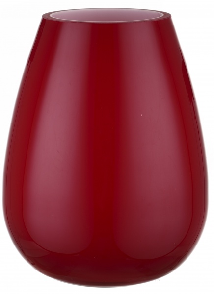 Ваза Wrzesniak Glassworks Maestro Tear 22 см рубиново красная 