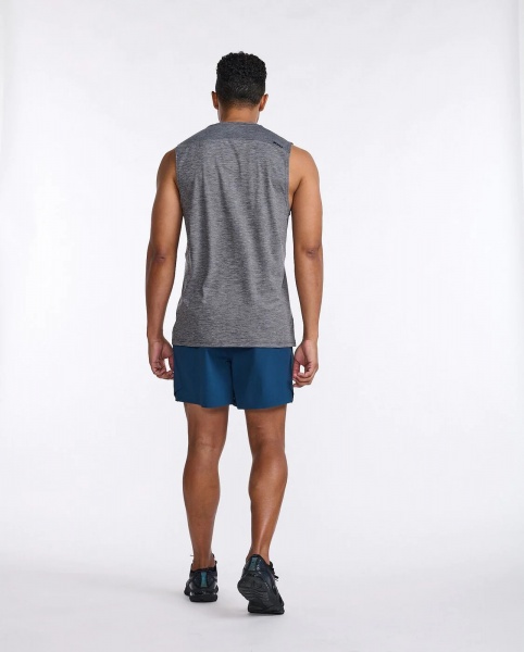 Майка Motion Tank MR7187a_HBM/BLK р.XL сірий