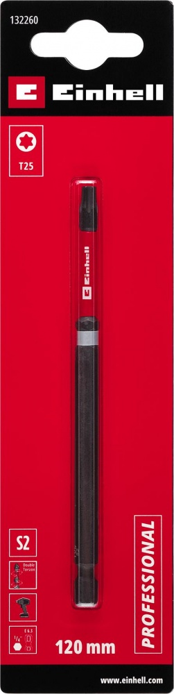 Біта торсіонна Einhell 120 мм S2 T25 1 шт. 132260