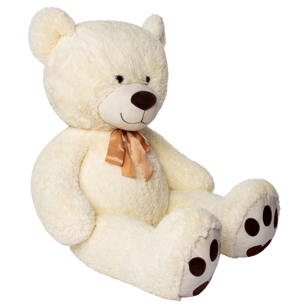 М'яка іграшка INKATOYS Ведмідь Пломбір 132 см світло-бежевий MEDV10_SU