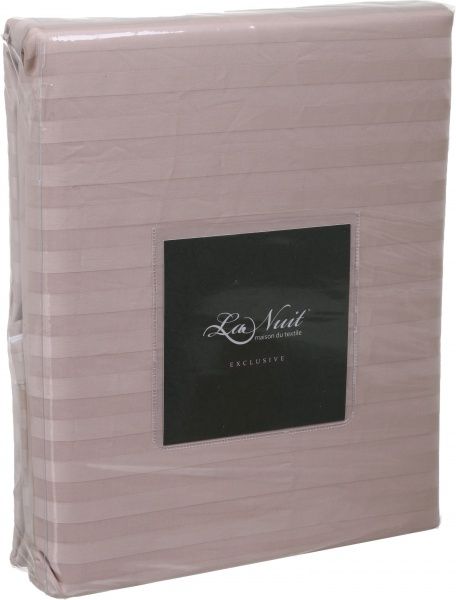 Комплект постільної білизни Exclusive Beige 1.5 бежевий La Nuit 