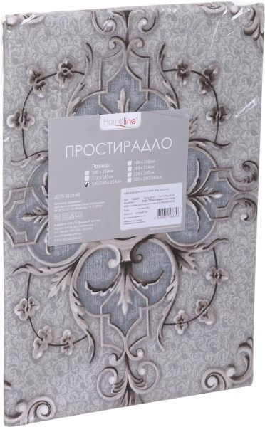 Простирадло бязь 145x215 см в асортименті Home Line 