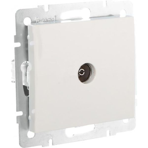 Розетка TV кінцева Lezard Rain крем 703-0388-130