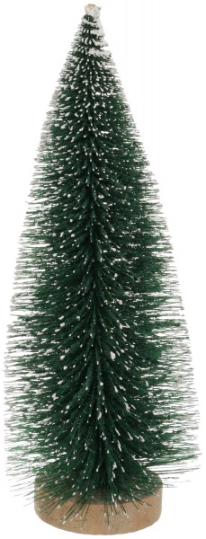 Елка декоративная настольная зеленая 9x25 см