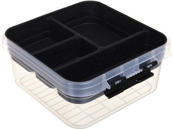 Органайзер для косметики Luna Simple 25х26х11 см чорний 