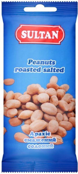 Арахис ТМ Sultan жареный соленый 60 г