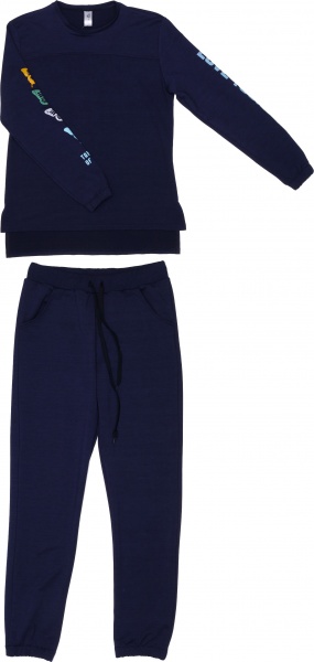 Костюм домашний женский Trio Nora р. L синий 