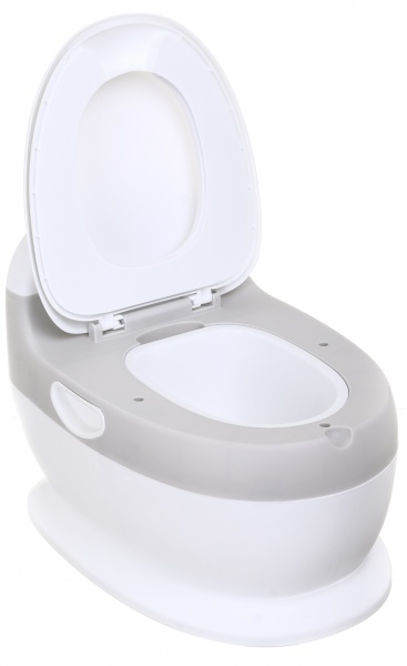 Горшок Bambinelli со звуком смывания 28x40x30 см серый