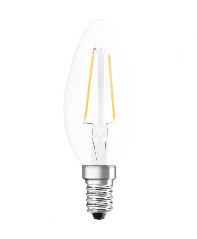 Лампа світлодіодна Osram B35 5,5 Вт E14 4000 К 220 В прозора FIL B60 dim CW E14