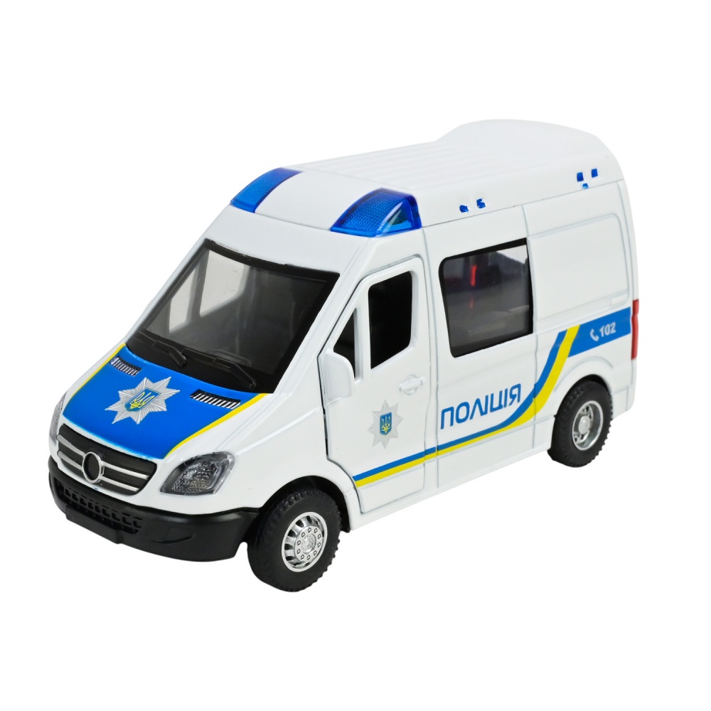 Машинка Автопром 1:24 «Службы спасения» Полиция AP7542