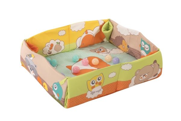 Развивающий коврик Baby Team с дугами и бортиками 8566