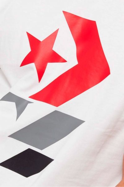 Футболка Converse Repeated Star Chevron Tee 10017452-102 XL білий
