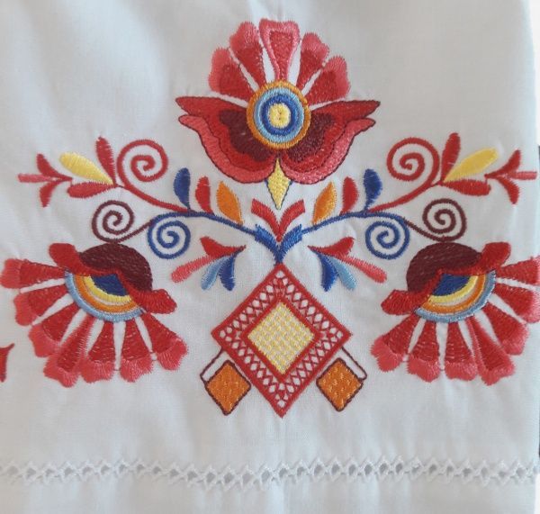 Вышиванка для девочек Эдельвика 234-20/09 р.146 белый 