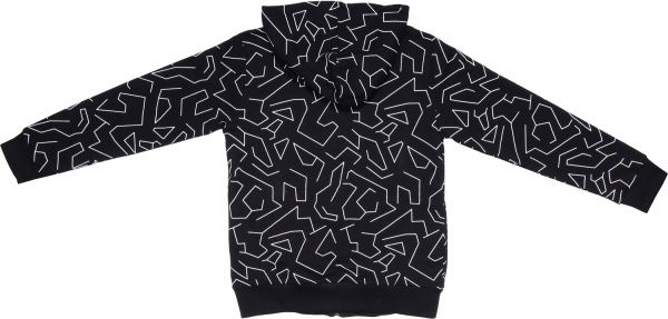 Свитшот LINCOLN&SHARKS р.146 черный с белым 