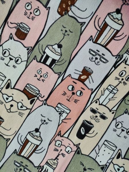 Полотенце Котики 35x61 см Simi разноцветный 