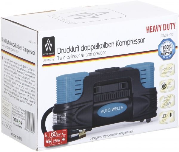 Компресcор автомобильный Auto Welle AW01-20