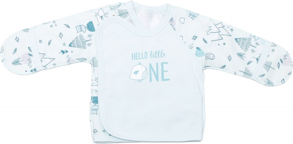 Комплект дитячого одягу Фламінго ясельний блакитний р.62 695-007 