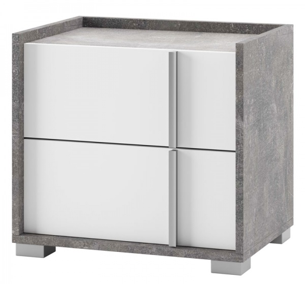 Тумба прикроватная Алекса серый 