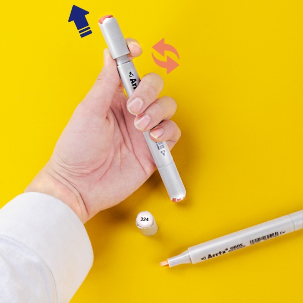 Набор маркеров Arrtx Oros ASM-03SK 36 цветов, оттенки кожи LC302390 