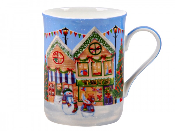 Чашка Різдво. Жовті будиночки 350 мл 924-647 Lefard