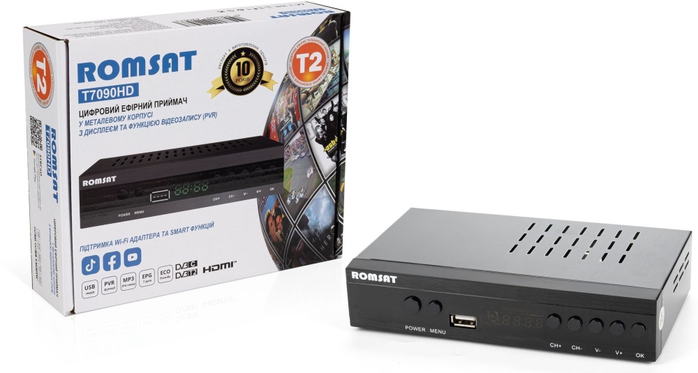 ТВ-тюнер Romsat T7090HD