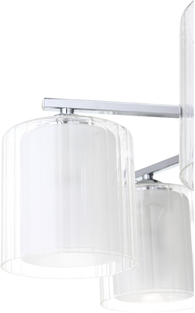 Люстра потолочная Sensio Solar 6x40 Вт Е27 хром/белый ALG-07266/6