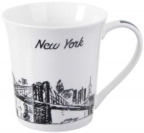 Чашка Travels NY 380 мл фарфор Fiora