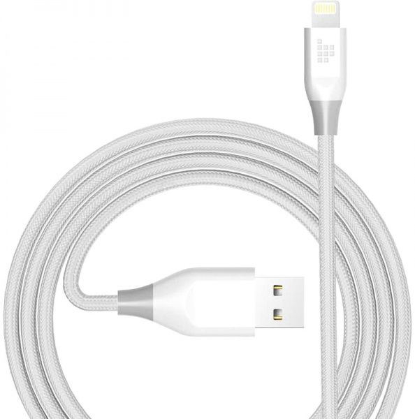 Кабель Tronsmart Lightning – USB 1,2 м білий (59540) MFi 19AWG 