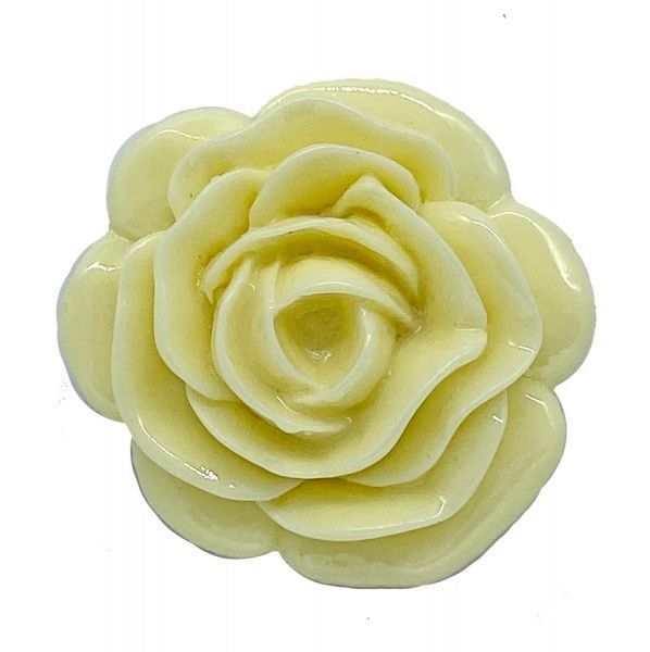 Магнит Розочка d50 мм белый Р0016 MISLT